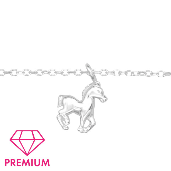 Prémium Lovas Ezüst Karkötő - 18 cm Prémium Lovas Ezüst Karkötő - 18 cm